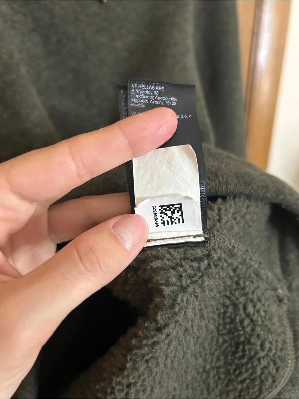 The North Face Men’s Olive Sherpa Fleece Hoodie Pullover | Size Small